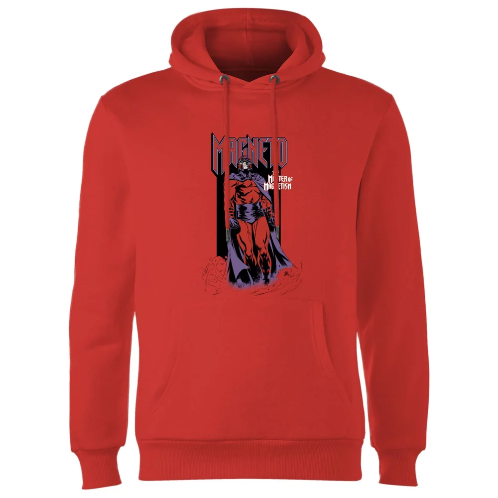 X-Men Magneto Master Of Magnetism Hoodie - Red - S - Rouge Image 1