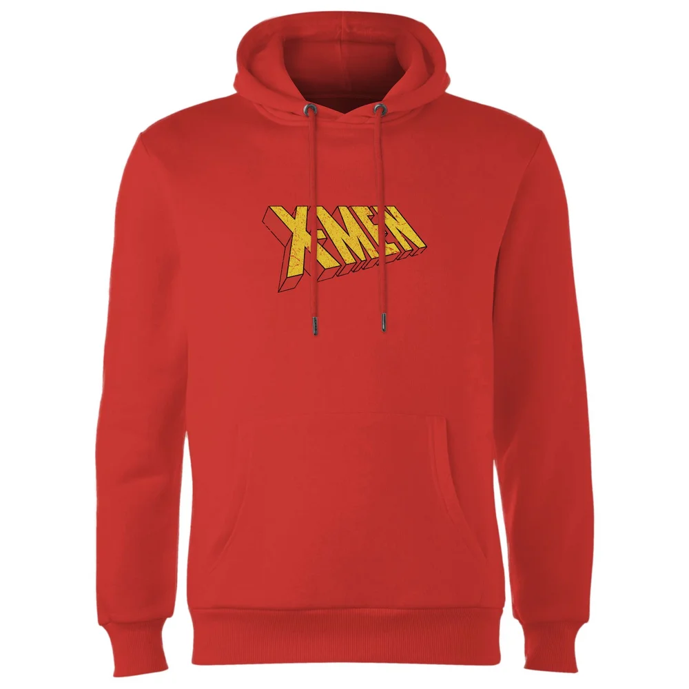 X-Men Retro Logo Hoodie - Red - S - Rouge Image 1
