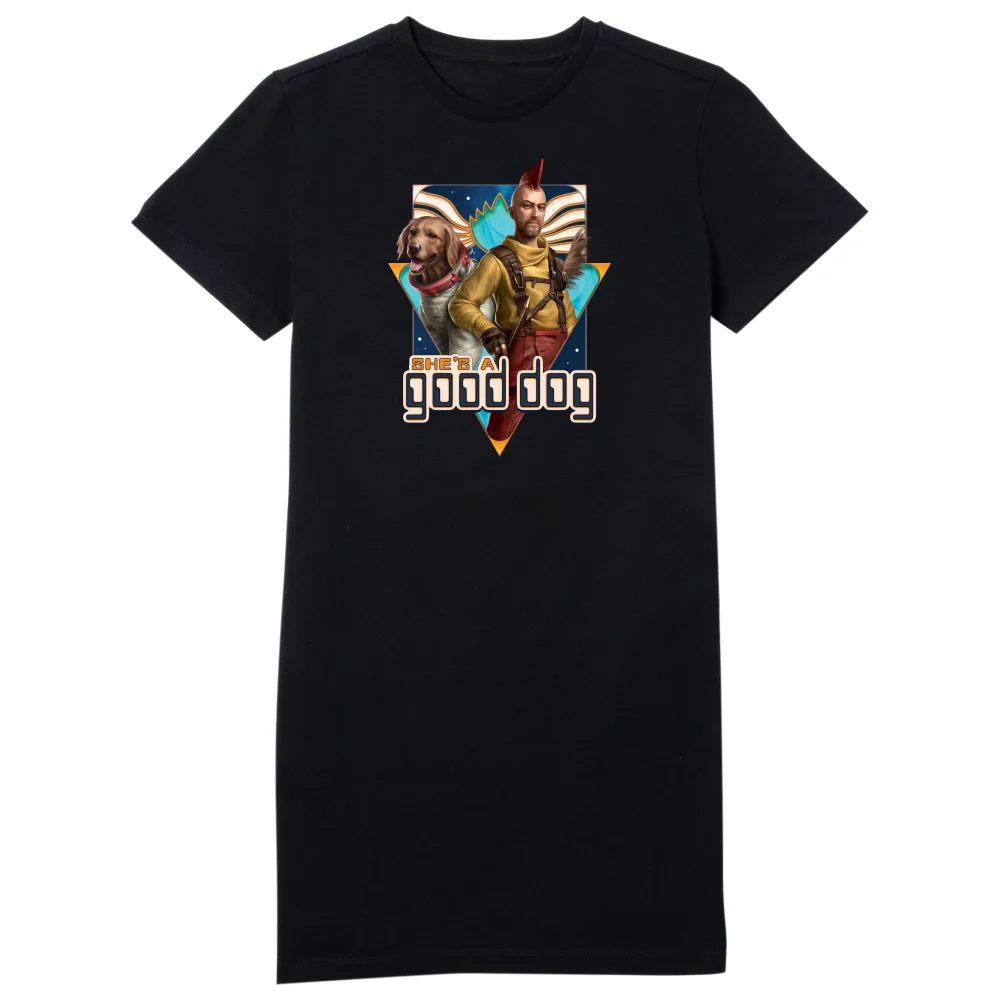 Guardians of the Galaxy She's A Good Dog Women's T-Shirt Dress - Black - L Image 1