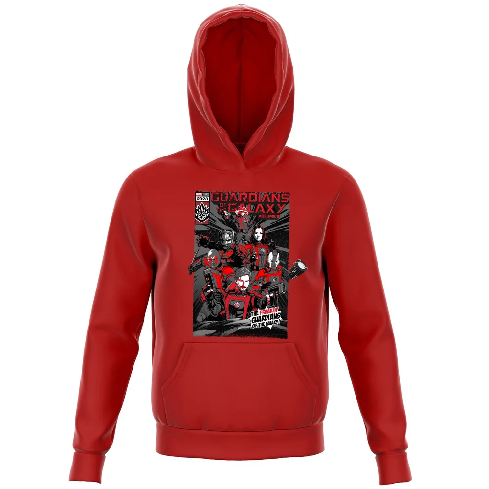 Guardians of the Galaxy The Freakin' Comic Book Cover Kids' Hoodie - Red - 3-4 ans Image 1