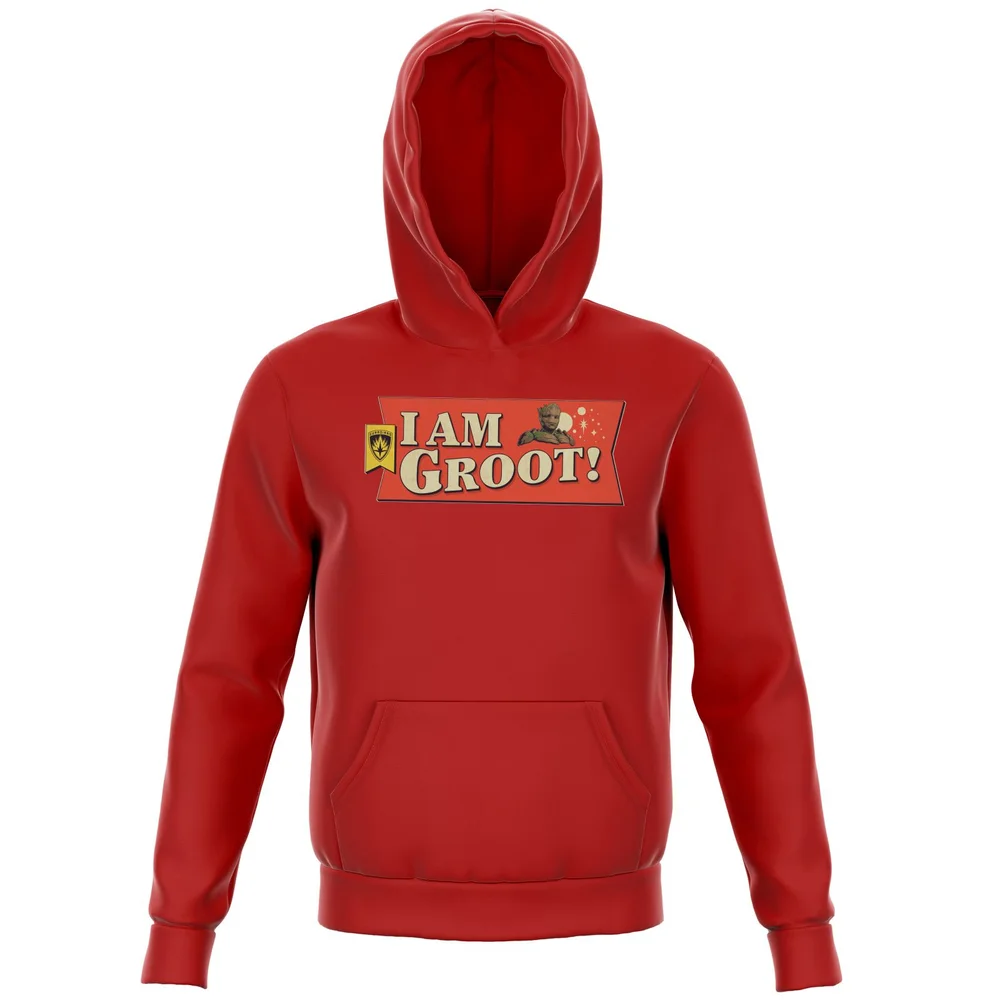 Guardians of the Galaxy I Am Groot! Kids' Hoodie - Red - 3-4 ans Image 1