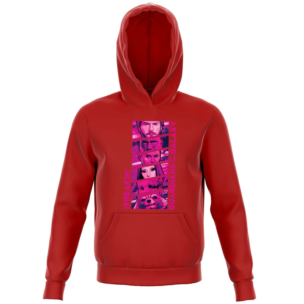 Guardians of the Galaxy Faces Kids' Hoodie - Red - 3-4 ans Image 1