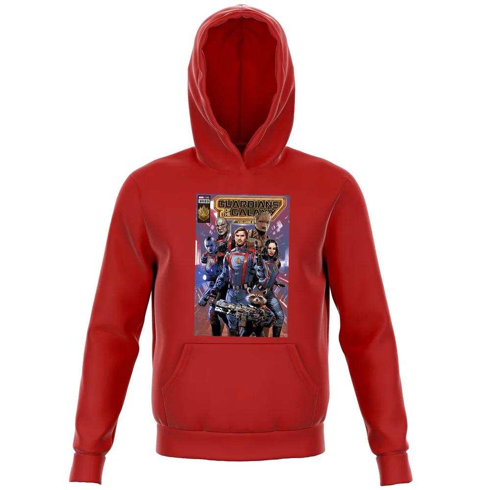 Guardians of the Galaxy Photo Comic Cover Kids' Hoodie - Red - 3-4 ans Image 1