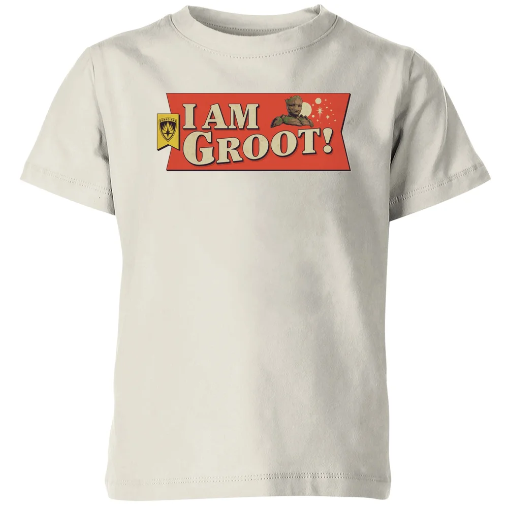 Guardians of the Galaxy I Am Groot! Kids' T-Shirt - Cream - 3-4 ans Image 1