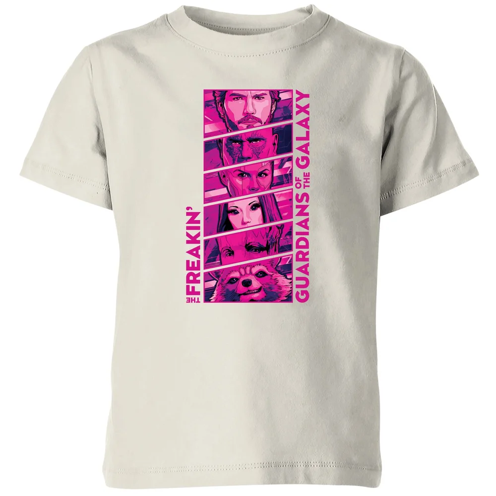 Guardians of the Galaxy Faces Kids' T-Shirt - Cream - 3-4 ans Image 1