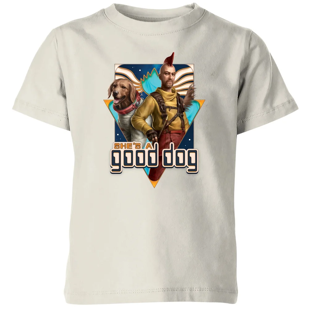 Guardians of the Galaxy She's A Good Dog Kids' T-Shirt - Cream - 3-4 ans Image 1