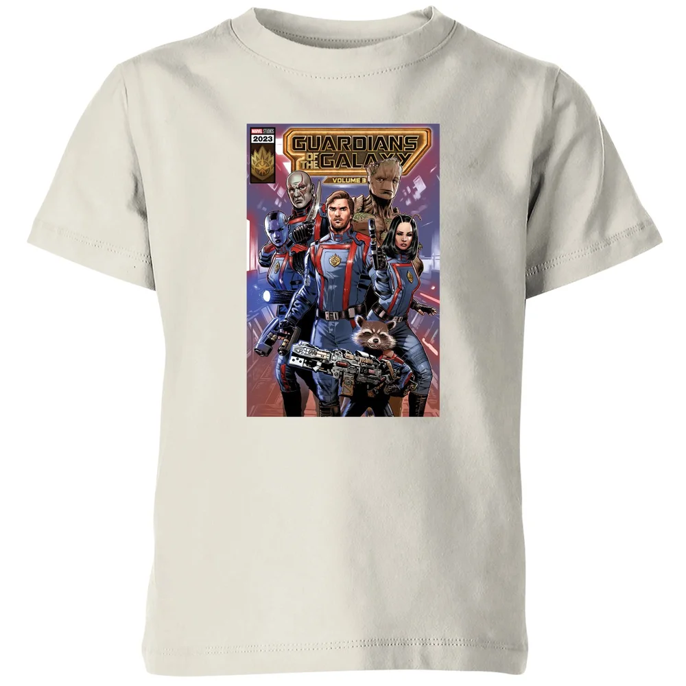 Guardians of the Galaxy Photo Comic Cover Kids' T-Shirt - Cream - 3-4 ans Image 1