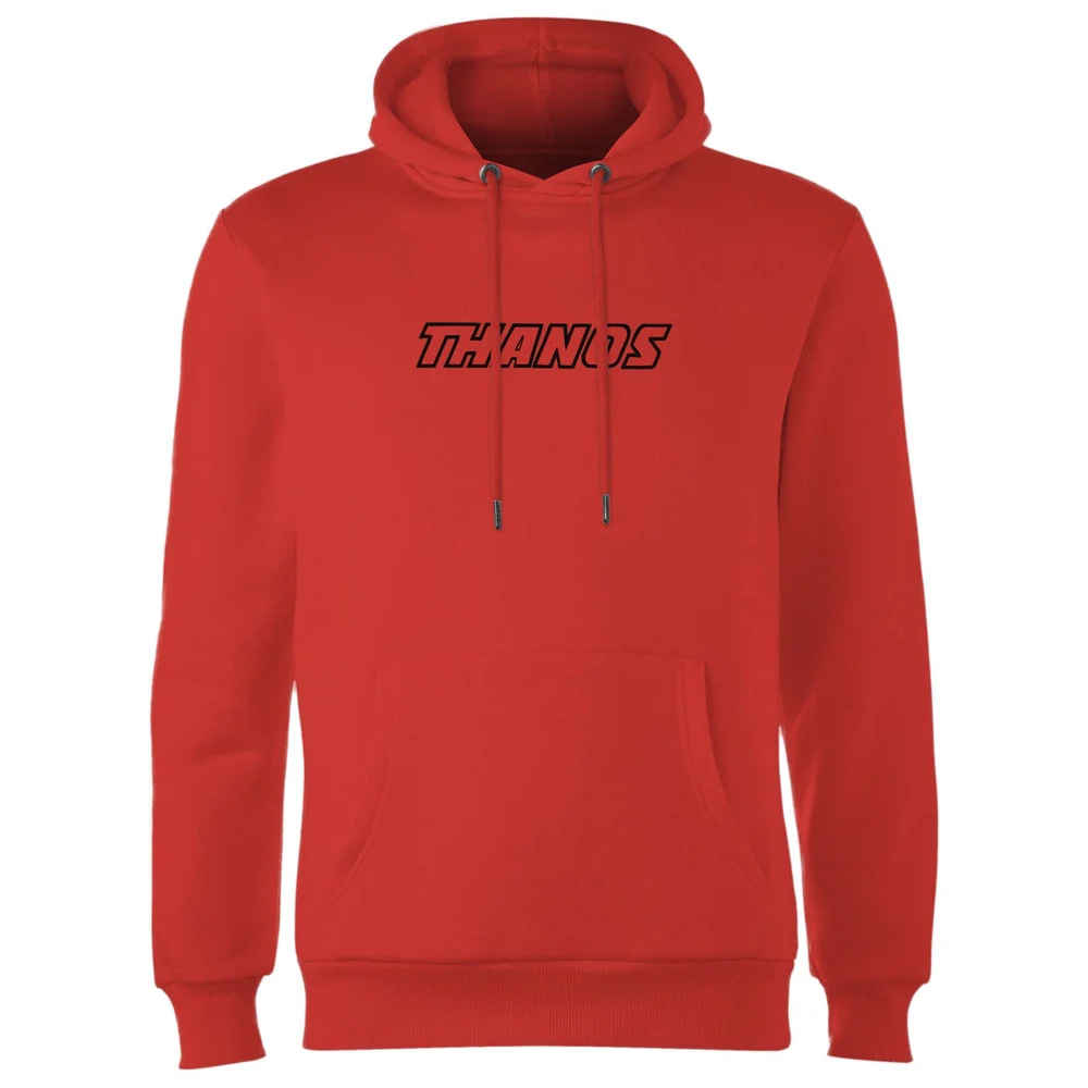 Avengers Thanos Comics Logo Hoodie - Red - S - Rouge Image 1