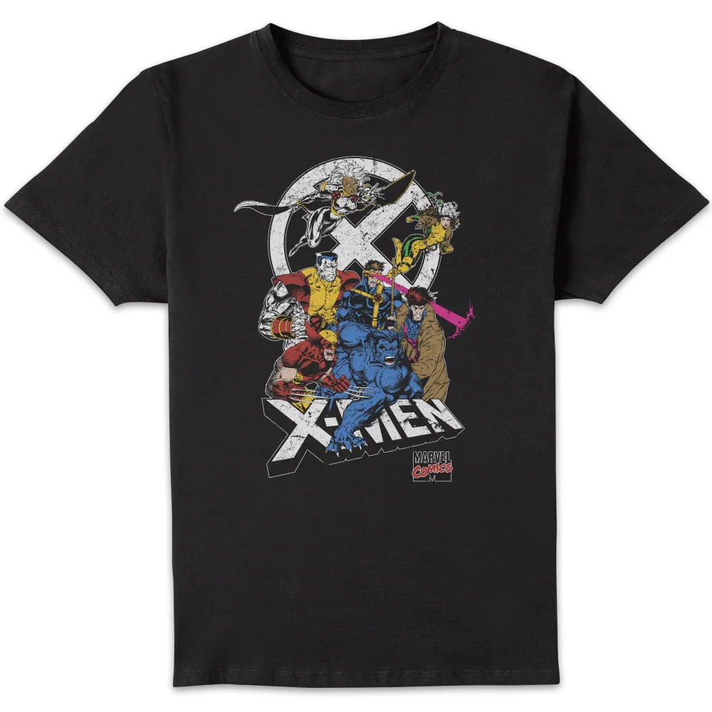 X-Men Super Team Men's T-Shirt - Black - S - Noir Image 1