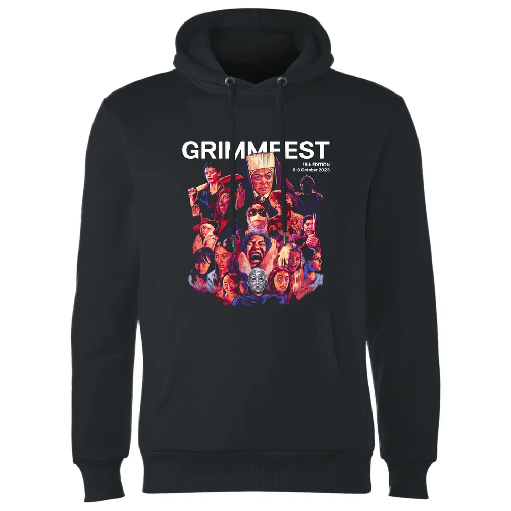 GRIMMFEST 2023 Hoodie - Black - S - Noir Image 1