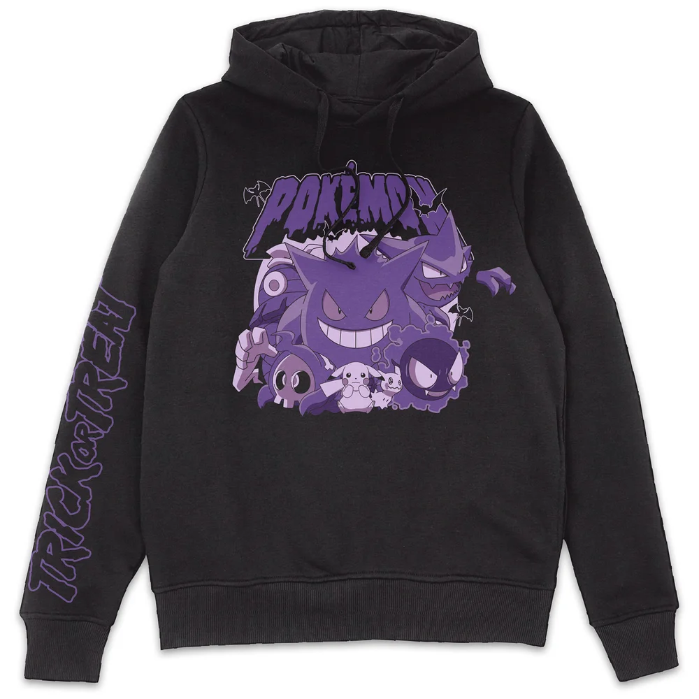 Pokémon Trick Or Treat Hoodie - Black - L - Noir Image 1