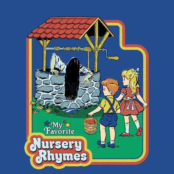 My Favorite Nursery Rhymes Women's T-Shirt - Blue