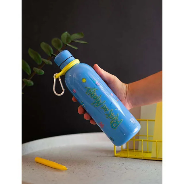 Rick & Morty Hot&Cold Metallic Bottle 500Ml