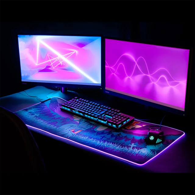 One More Life Xxl Led Mouse Pad