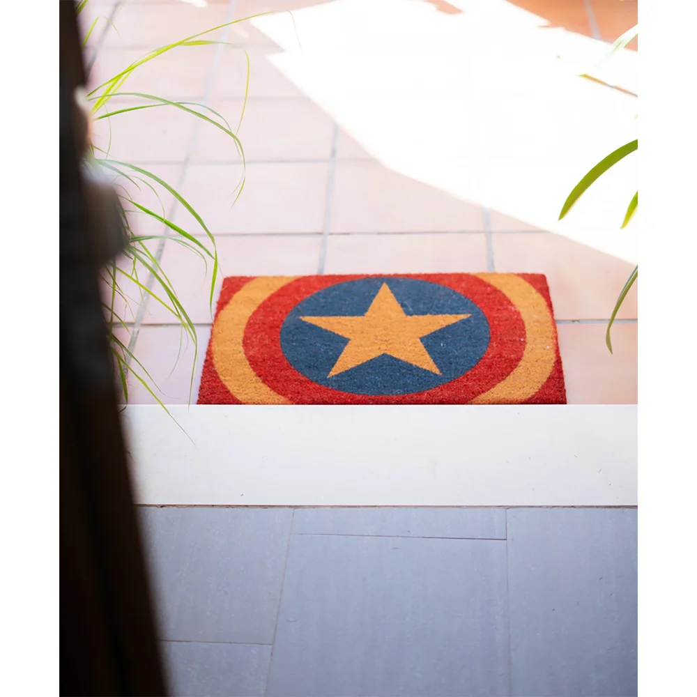 Doormat Marvel Capitan America Shield Image 1