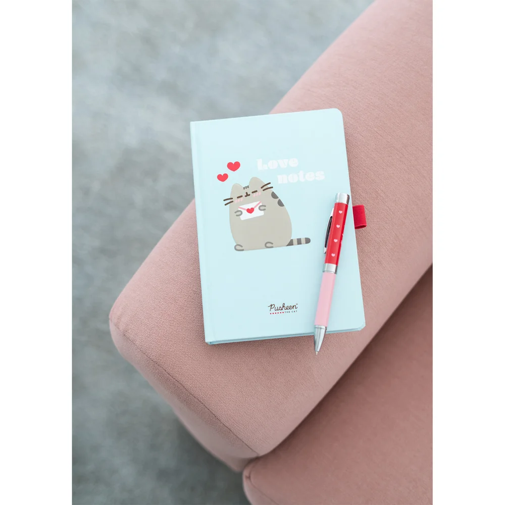 Pusheen Purrfect Love Collection A5 Premium Notebook With Projector Pen Image 1