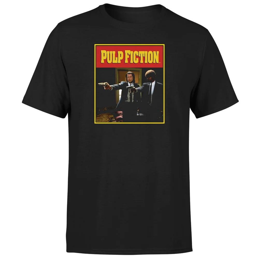 Pulp Fiction Say What Again Unisex T-Shirt - Black - S - Noir Image 1