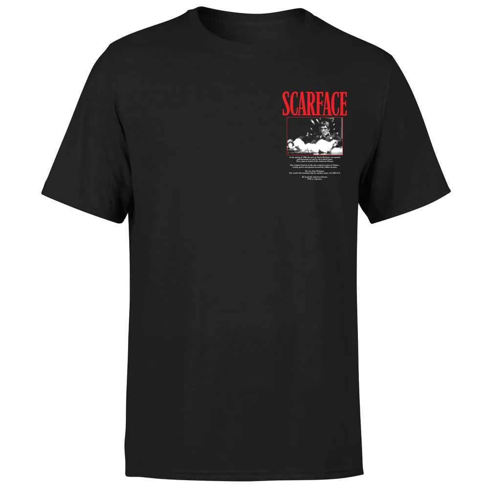 Scarface American Dream Unisex T-Shirt - Black - 5XL - Noir Image 1