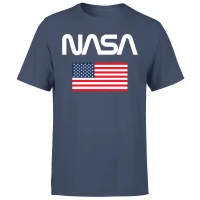 NASA Flag Unisex T-Shirt - Navy