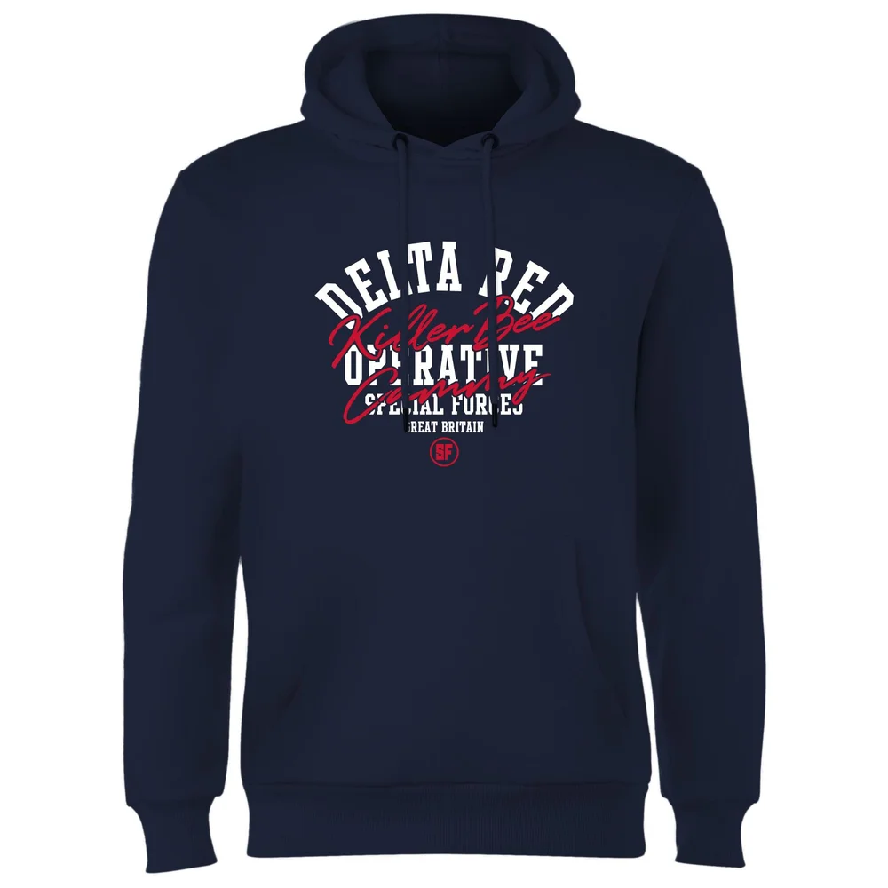 Street Fighter Delta Red Operative Hoodie - Navy - S - Bleu Marine Image 1