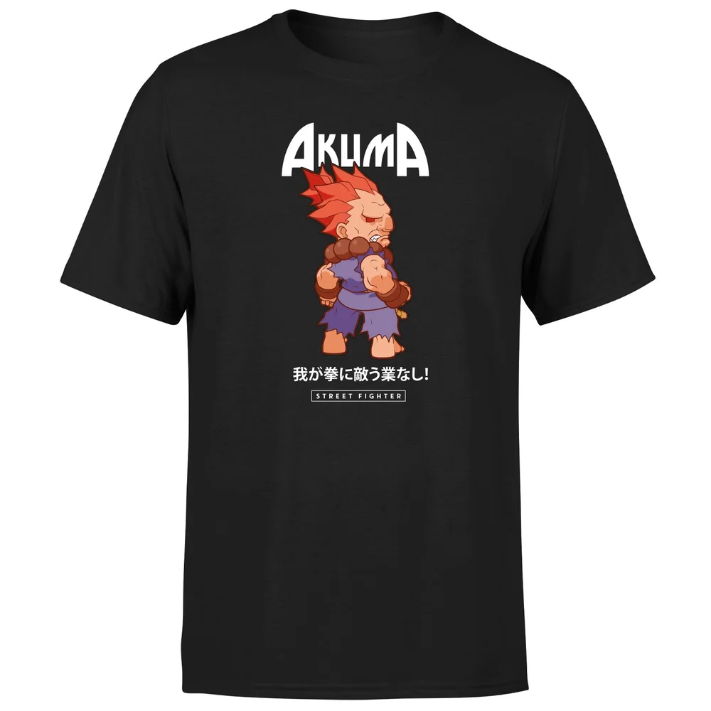Street Fighter Akuma Unisex T-Shirt - Black - S - Noir Image 1