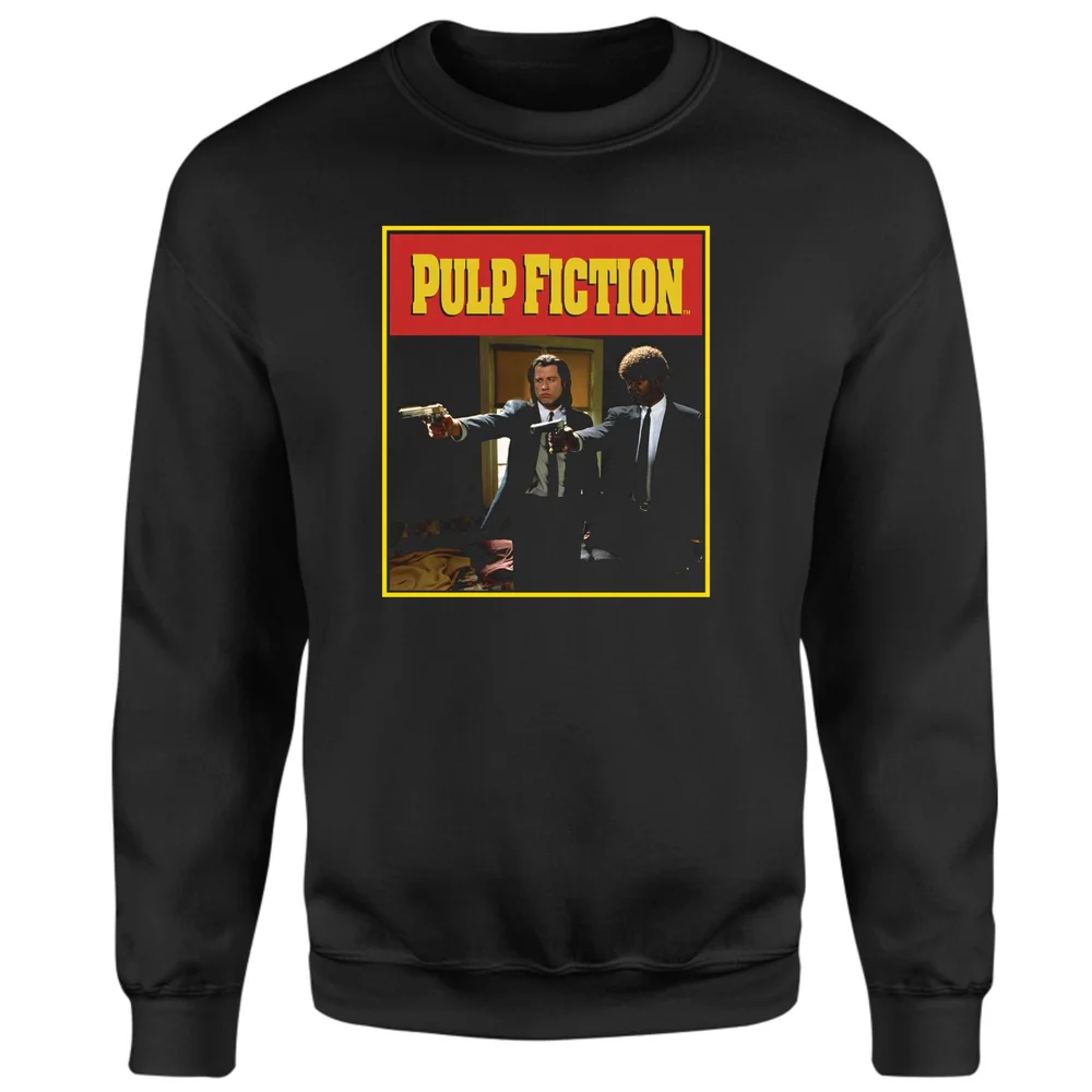 Pulp Fiction Say What Again Sweatshirt - Black - S - Noir Image 1