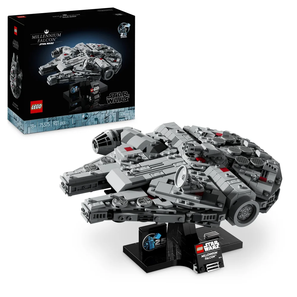 LEGO Star Wars Millennium Falcon Model Set for Adults 75375 Image 1