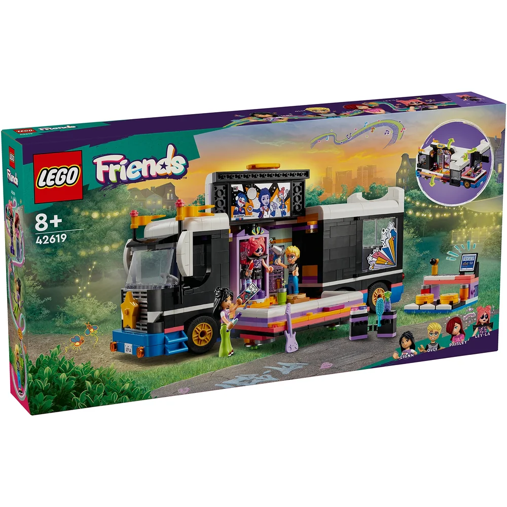 LEGO Friends Pop Star Music Tour Bus Toy Set 42619 Image 1