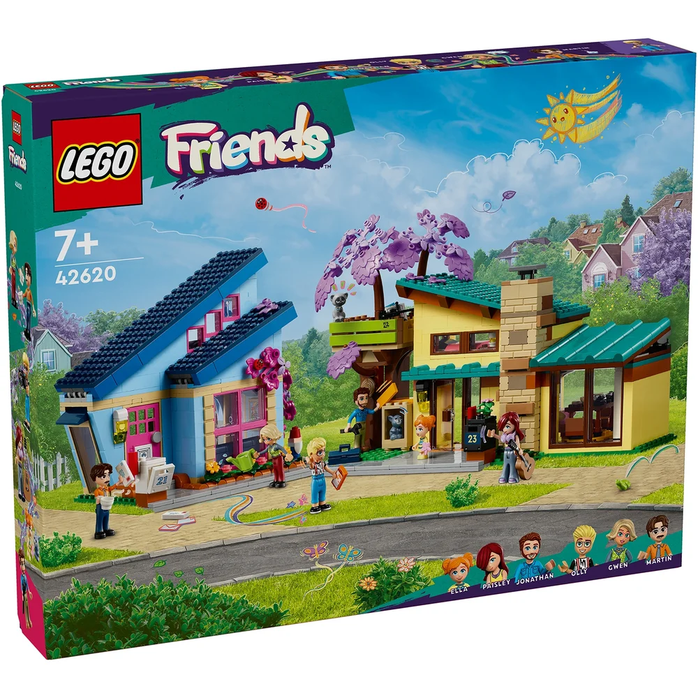 LEGO Friends Olly and Paisley's Family Houses Toy Set 42620 Image 1