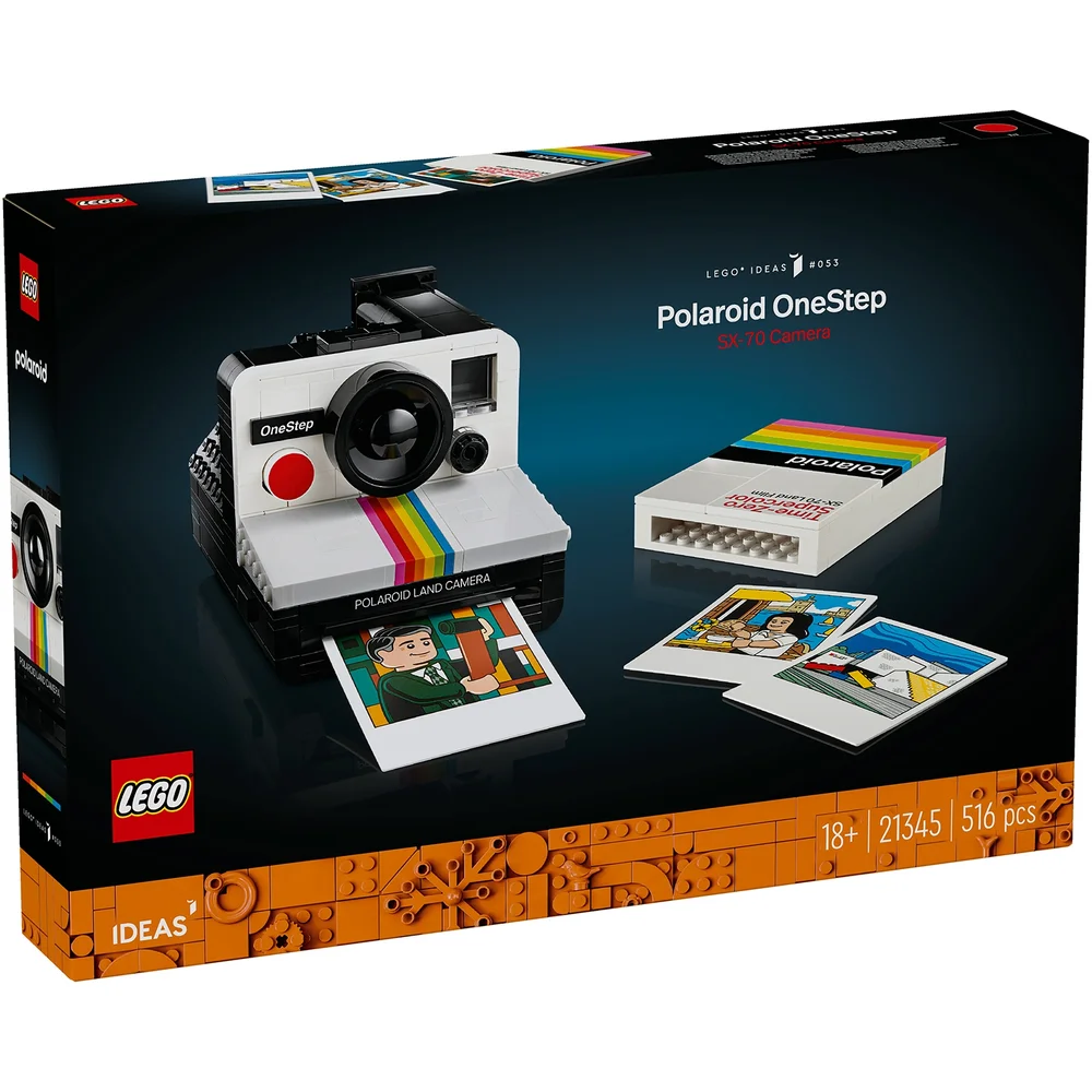 LEGO Ideas Polaroid OneStep SX-70 Camera Adults Set 21345 Image 1