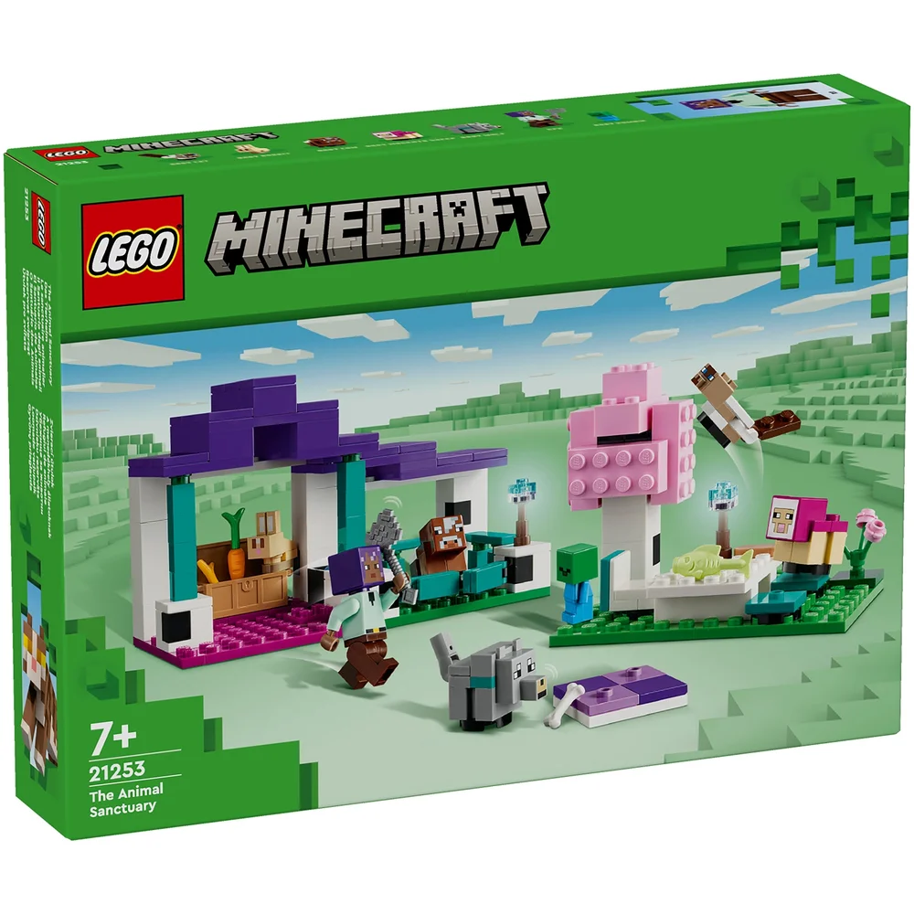 LEGO Minecraft The Animal Sanctuary Toy with Figures 21253 Image 1
