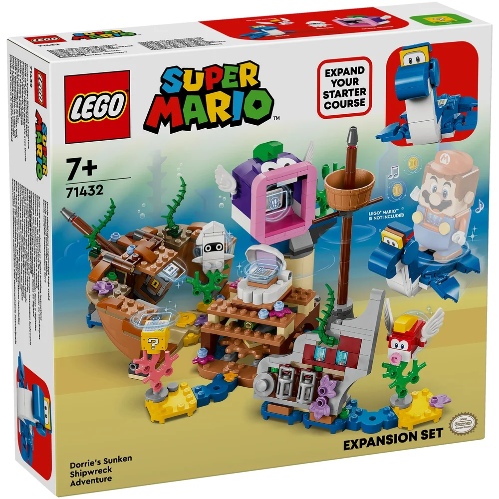 LEGO Super Mario Dorrie's Sunken Shipwreck Adventure Expansion Set 71432 Image 1