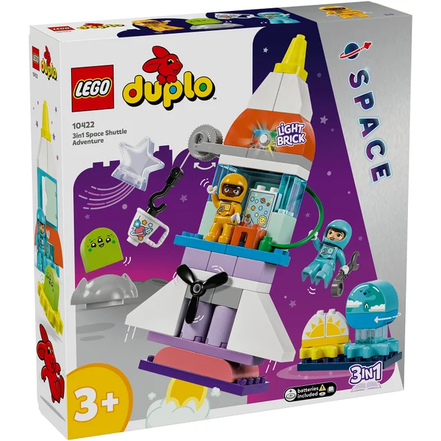 LEGO DUPLO 3in1 Space Shuttle Adventure Rocket Toy 10422