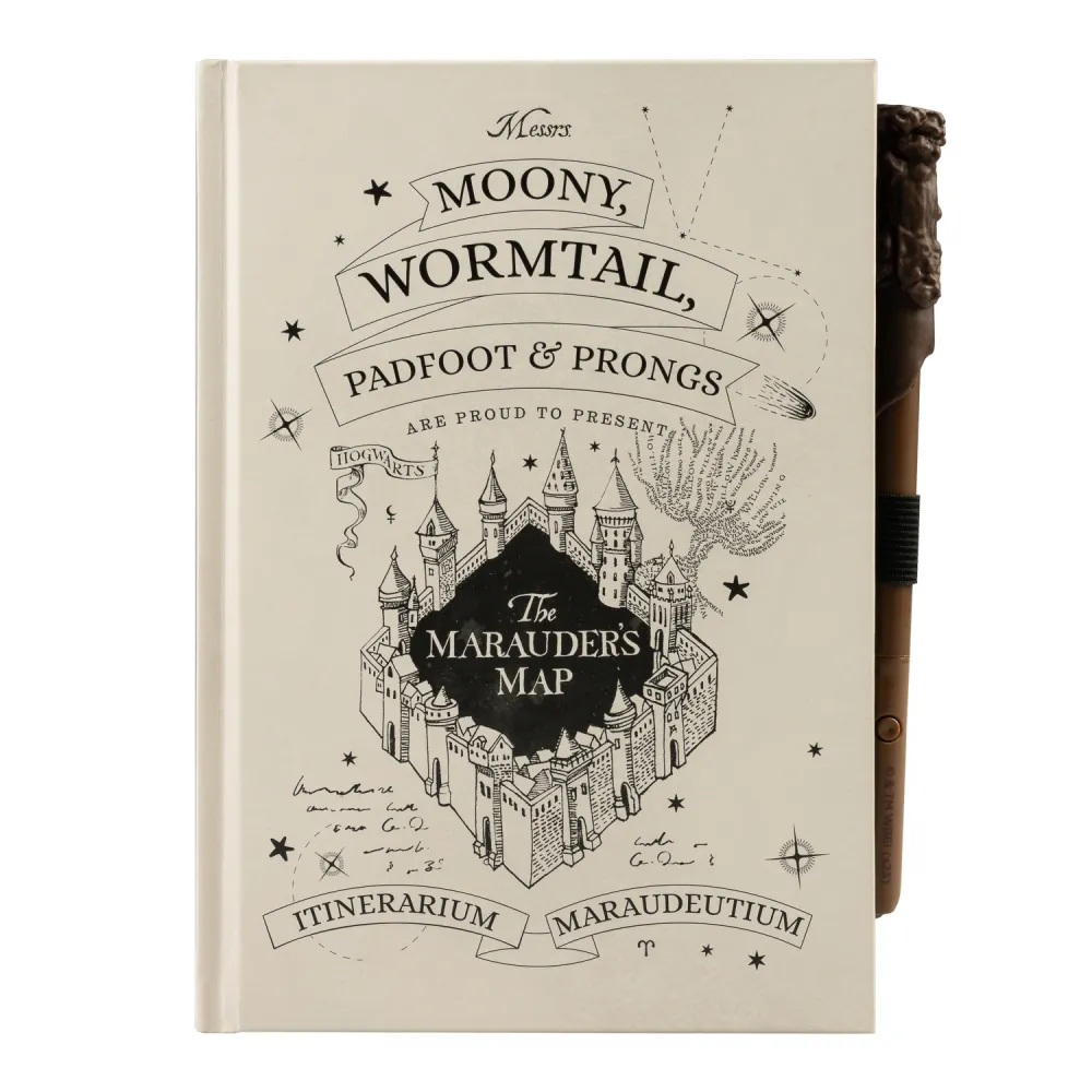 Harry Potter The Marauder's Map Optically Variable Ink Premium A5 Notebook Image 1