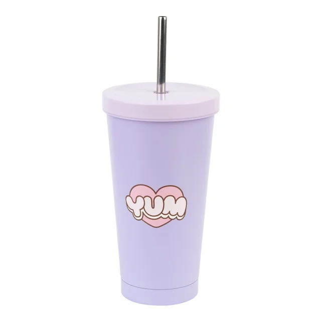 Pusheen Moments Metal Tumbler With Straw