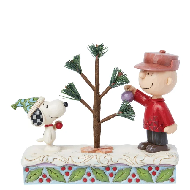 Enesco Peanuts Snoopy & Charlie Brown Tree Figurine (14cm)