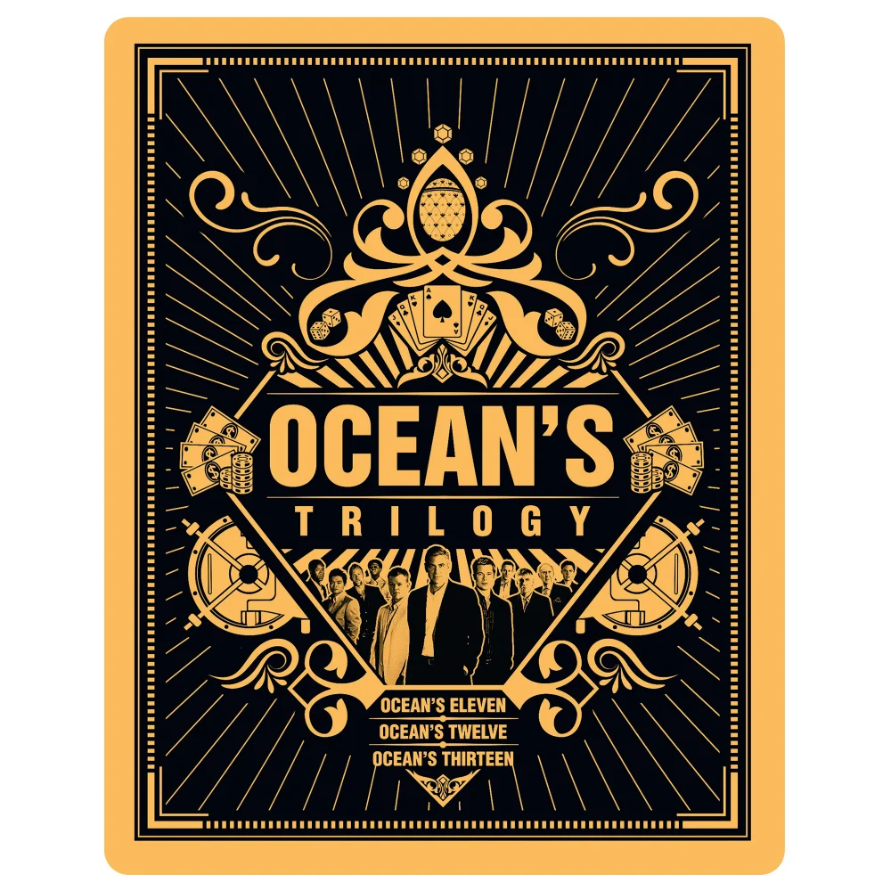 Ocean's Trilogy 4K Ultra HD Steelbook (Includes Blu-ray) Image 1