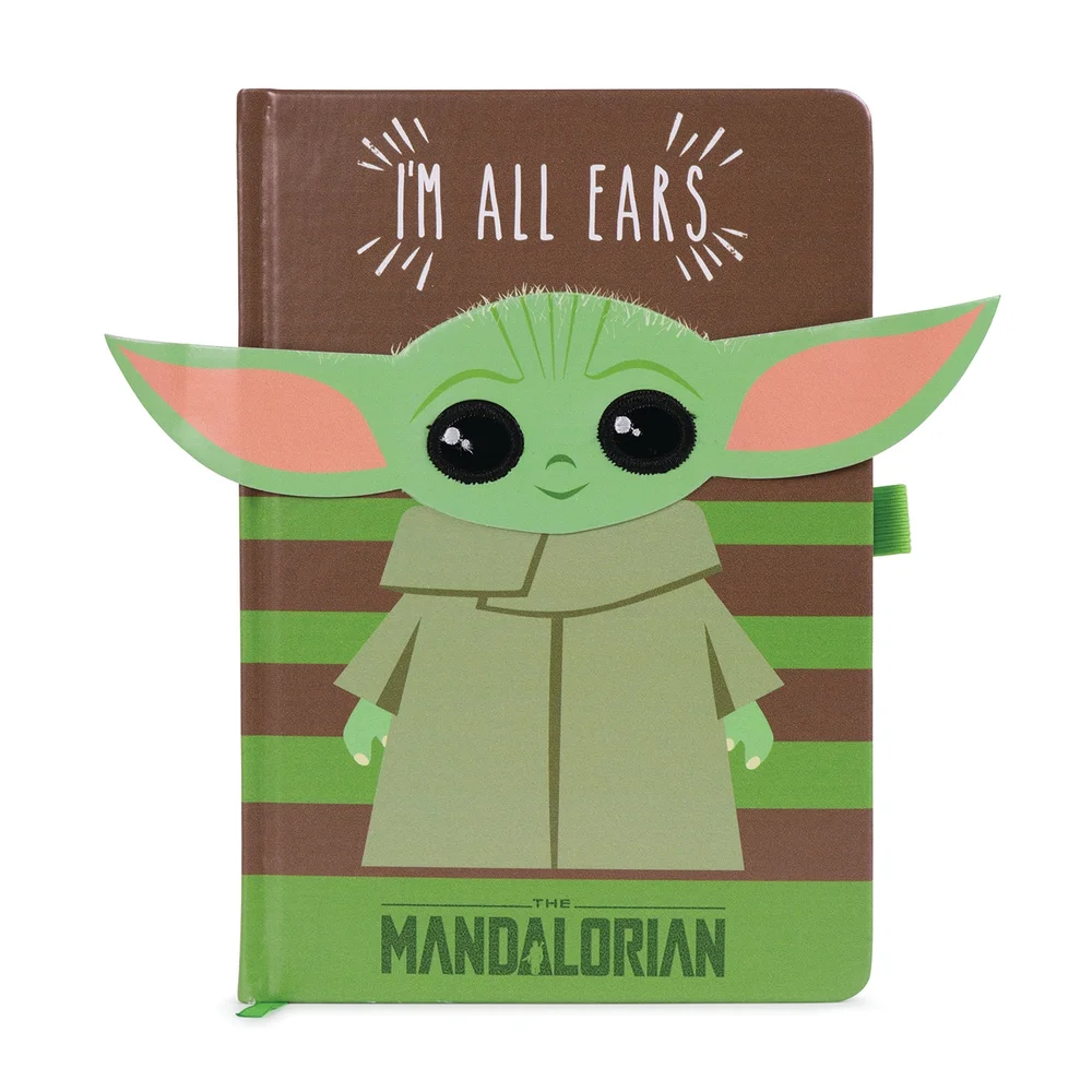Star Wars The Mandalorian I'm All Ears Green Novelty Notebook Image 1