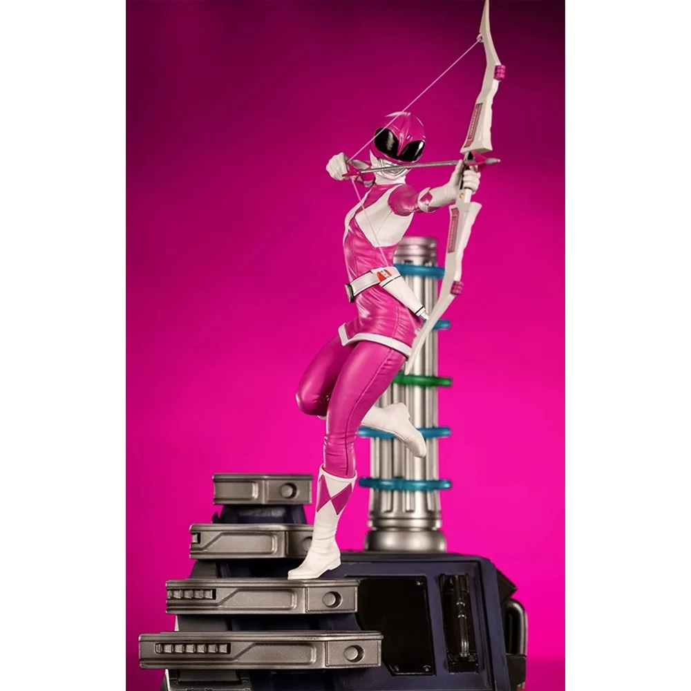 Iron Studios Pink Ranger BDS Mighty Morphin Power Rangers Art Scale 1/10 Collectible Statue (23cm) Image 1