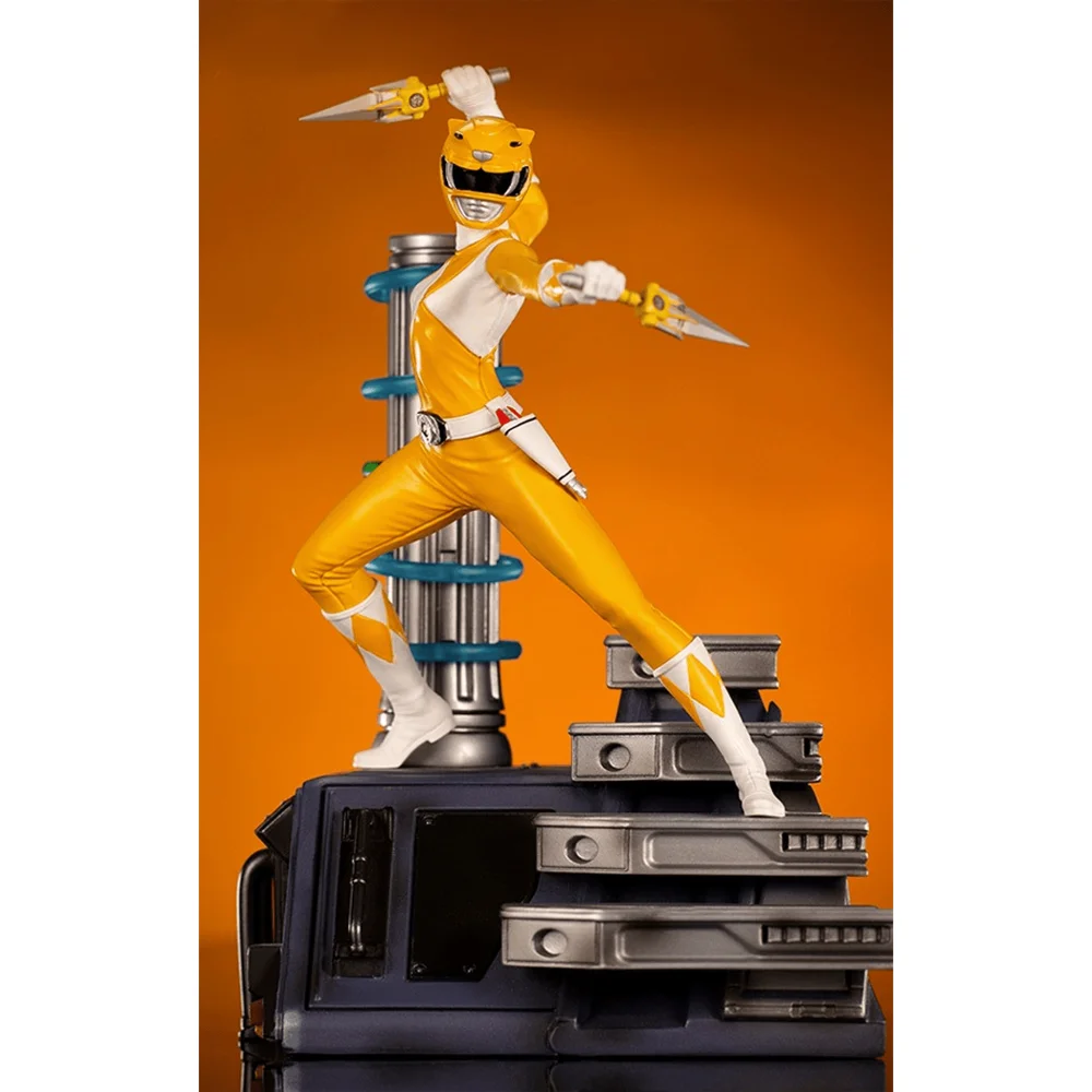 Iron Studios Yellow Ranger BDS Mighty Morphin Power Rangers Art Scale 1/10 Collectible Statue (19cm) Image 1
