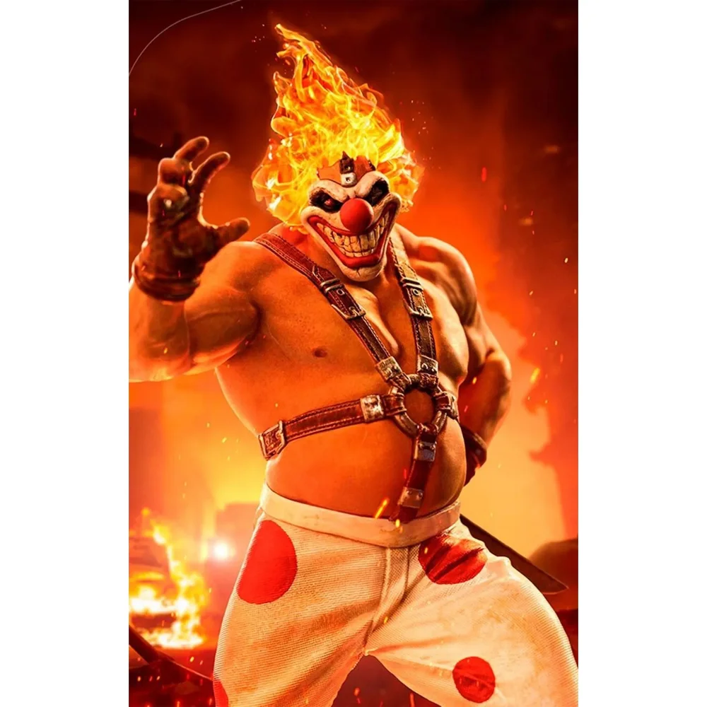 Iron Studios Sweet Tooth Needles Kane Twisted Metal Art Scale 1/10 Collectible Statue (27cm) Image 1