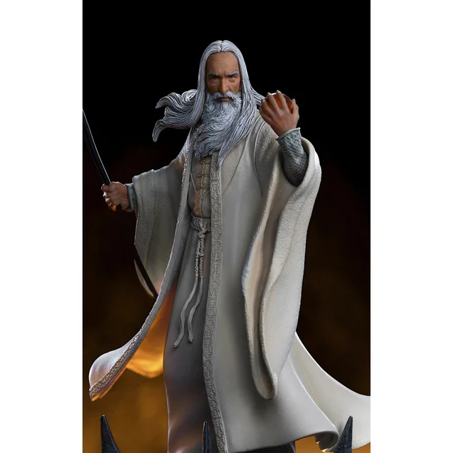 Iron Studios Saruman BDS The Lord Of The Rings Art Scale 1/10 Collectible Statue (29cm)