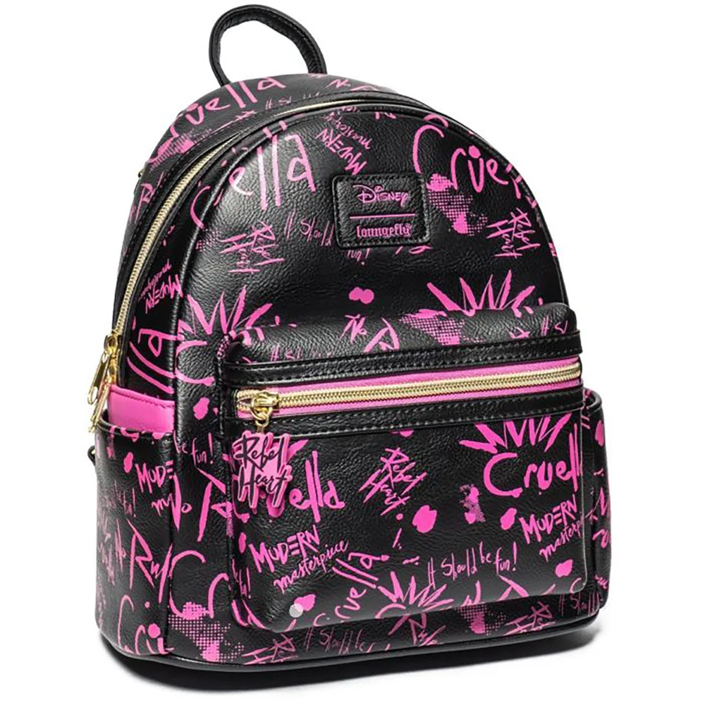 Loungefly Disney Cruella Graffiti Mini Backpack Image 1
