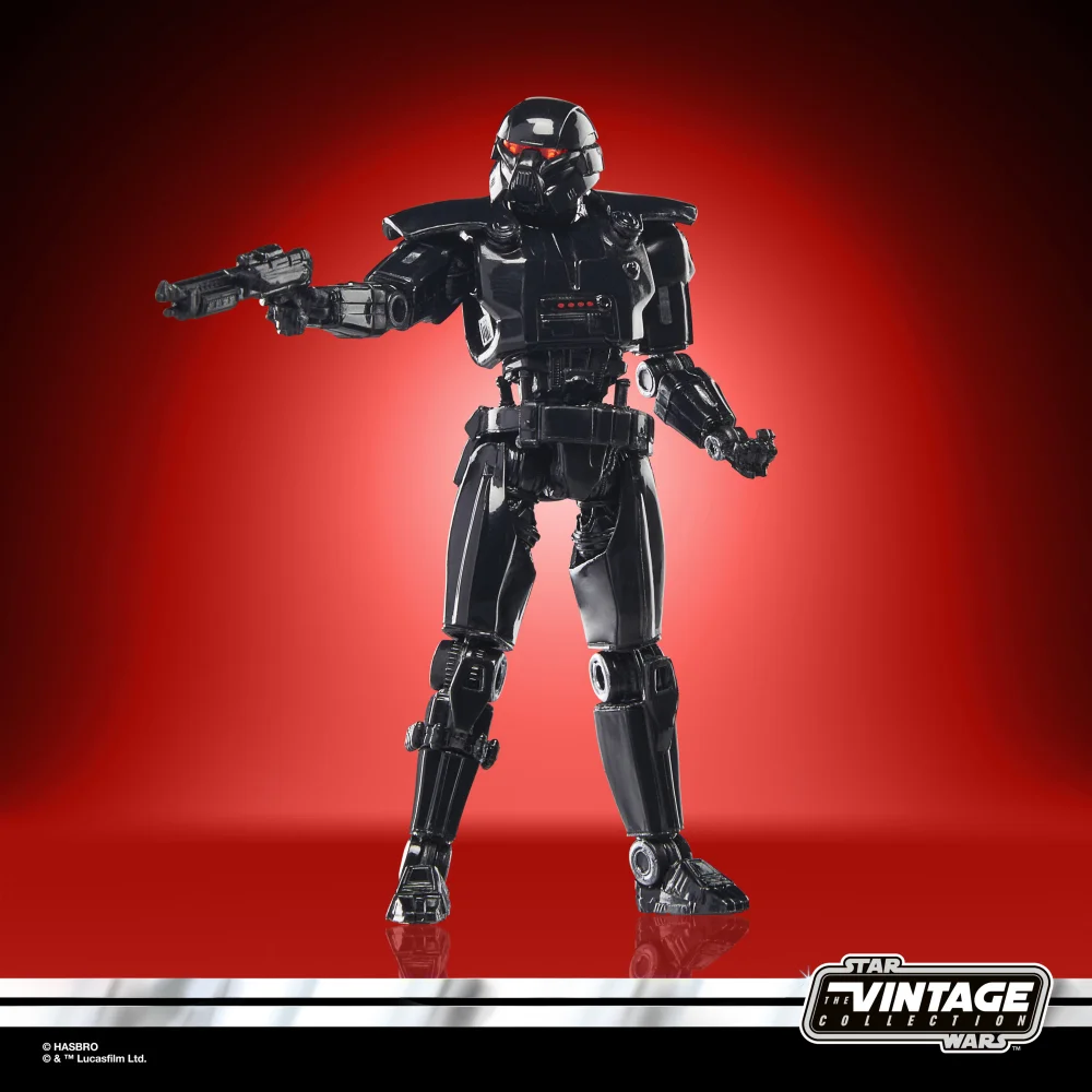 Star Wars The Vintage Collection Dark Trooper, Star Wars: The Mandalorian Action Figure (3.75”) Image 1