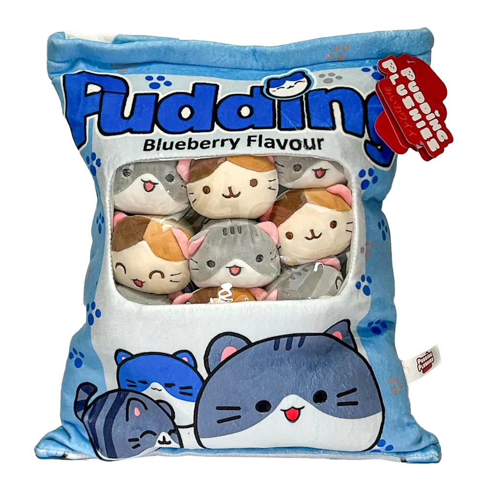 My Kawaii Cat Pillow Pudding Plush Toy Image 1