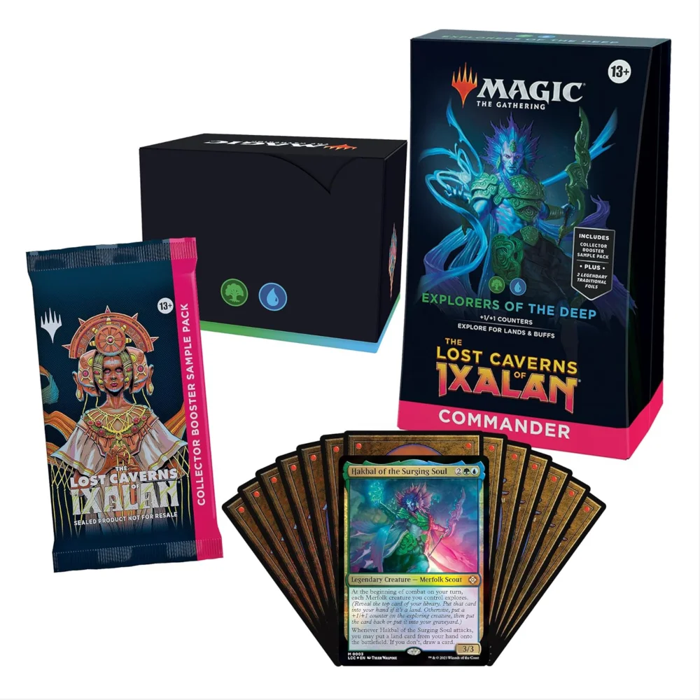 Magic: The Gathering Lost Caverns of Ixalan Explorers Of The Deep Commander Deck Image 1