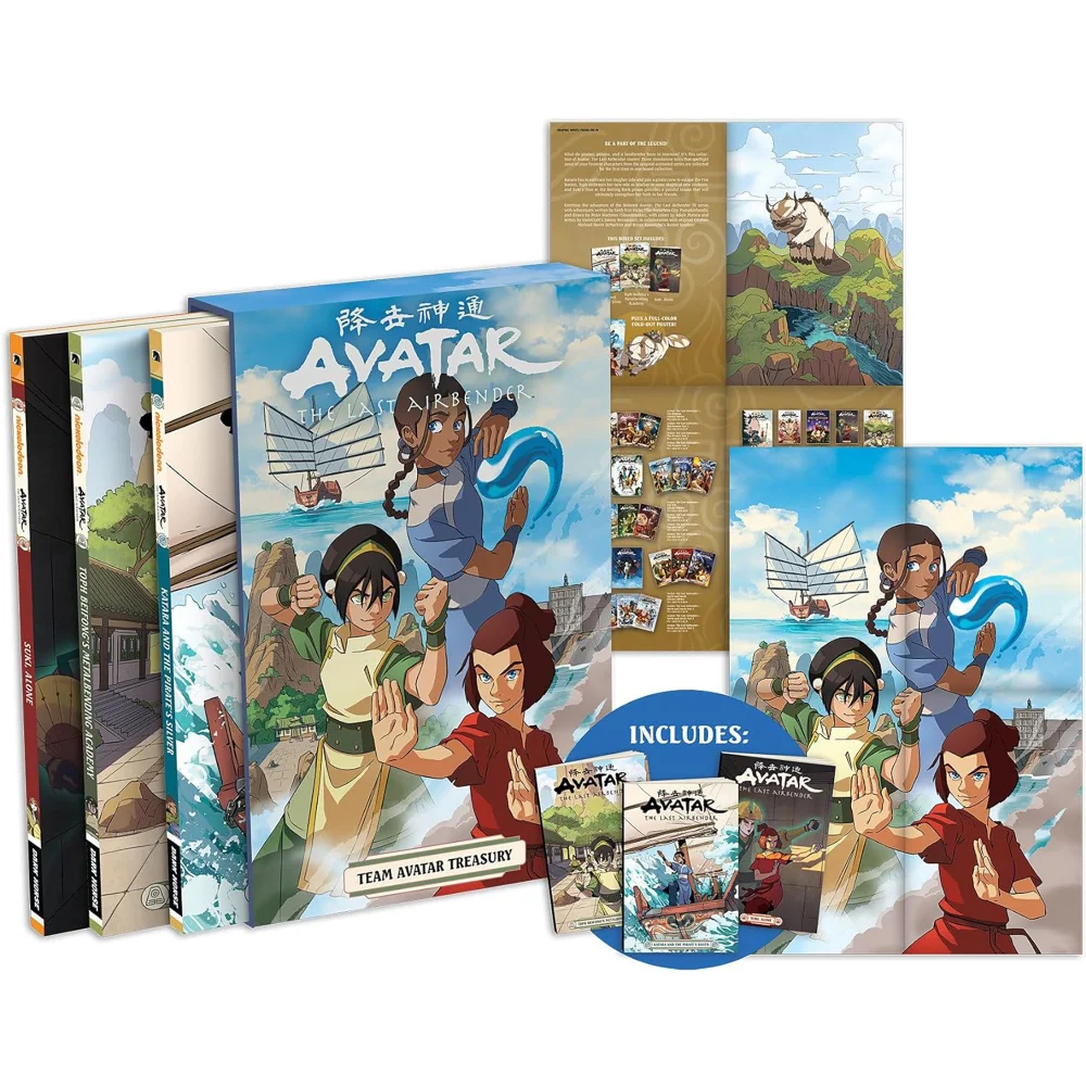 Team Avatar Treasury Boxed Set (Graphic Novels) Image 1