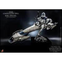 Hot Toys Star Wars: The Clone Wars 1:6 Scale Commander Appo with BARC Speeder Statue (31cm)