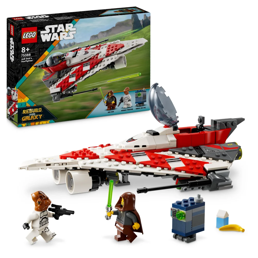 LEGO Star Wars Jedi Bob’s Starfighter Building Toy Set 75388 Image 1