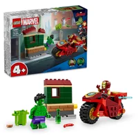 LEGO Marvel Iron Man with Bike and The Hulk Set 76287